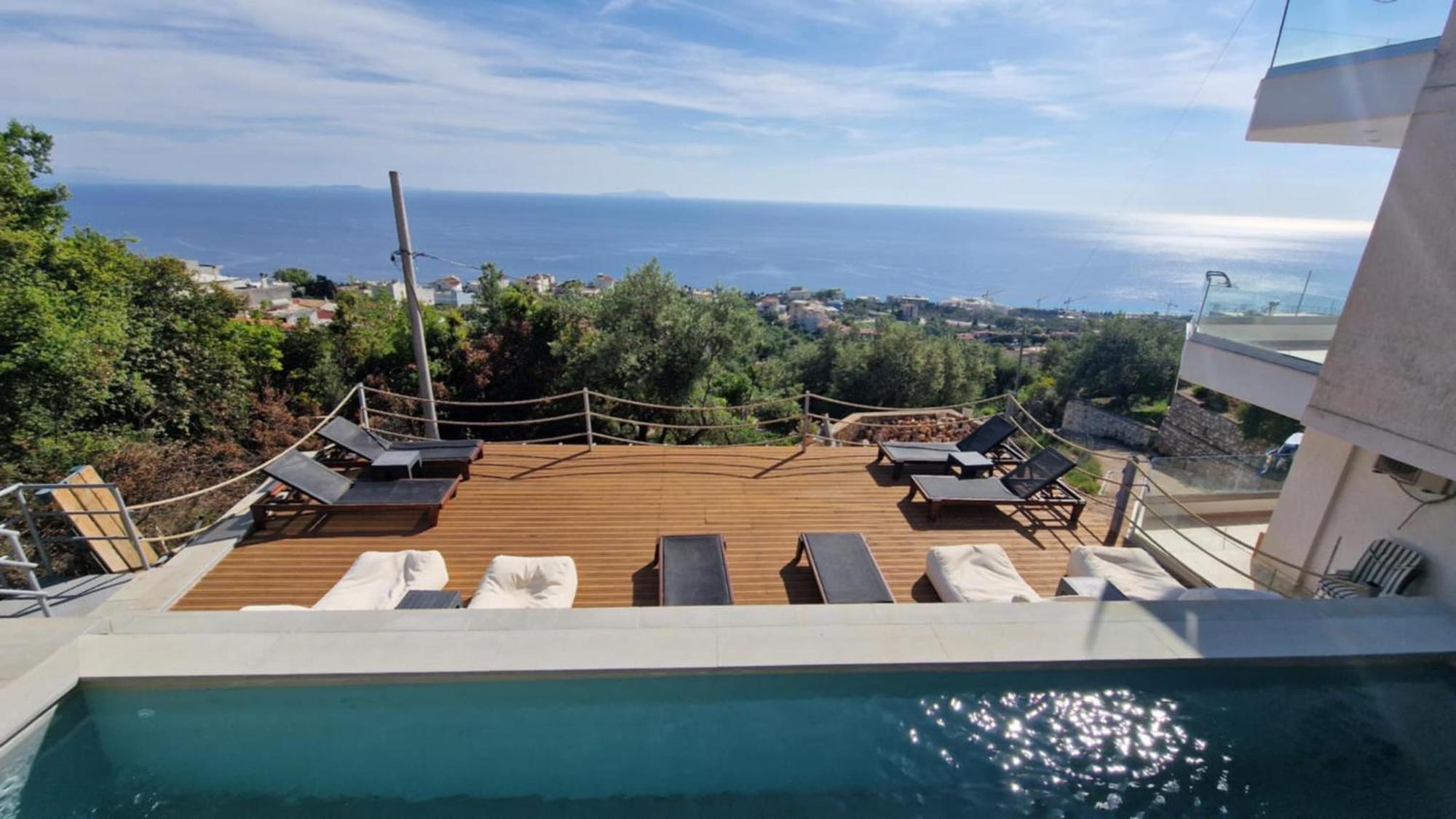 Ionian Pearl Daire Dhërmi Dış mekan fotoğraf