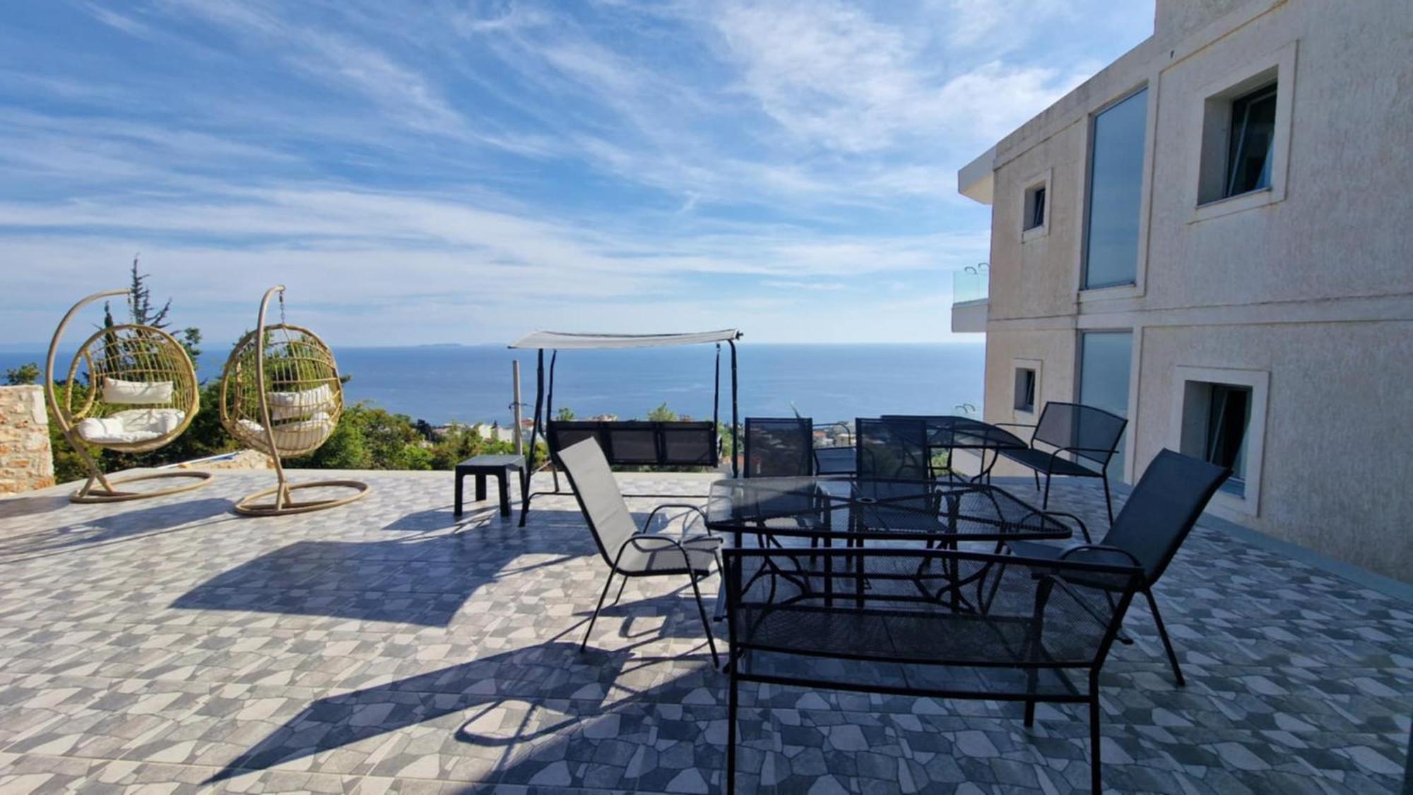 Ionian Pearl Daire Dhërmi Dış mekan fotoğraf
